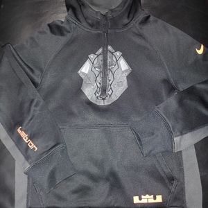 Boys Nike Dri-Fit Black Hoodie Size Small